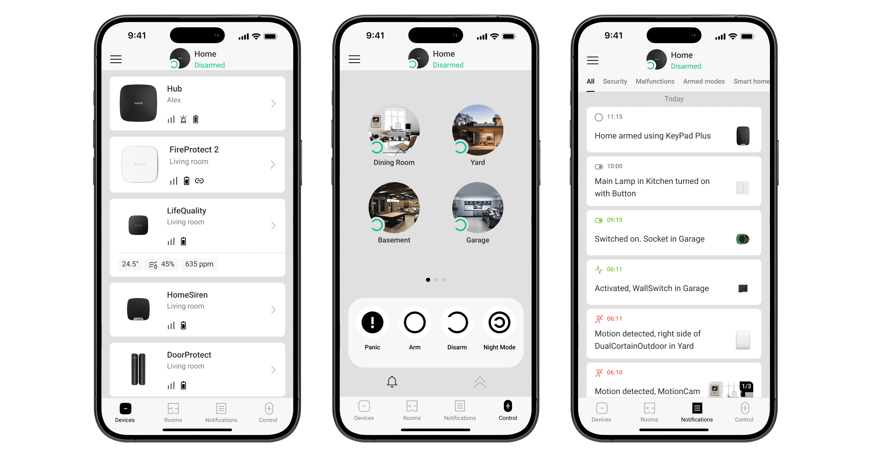 Ajax App visuals